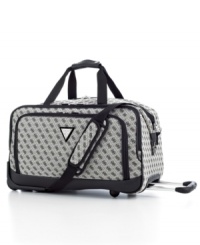 Effortlessly cool. Change the way you travel with the simplified approach of this rolling duffel. A smart exterior and a spacious interior, plus a variety of carrying options-carry handles, removable shoulder strap, easy-glide wheels-make it easy to take this bag along for the ride. 5-year warranty. Effortlessly cool. Change the way you travel with the simplified approach of this rolling duffel. A smart exterior and a spacious interior, plus a variety of carrying options-carry handles, removable shoulder strap, easy-glide wheels-make it easy to take this bag along for the ride. 5-year warranty.