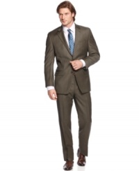 Classic gets an update with this wool suit from Michael Kors. Classic gets an update with this wool suit from Michael Kors.