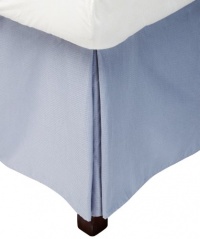 White Label by Calvin Klein Millbrook Small Diamond Bed Skirt, Queen, Bluebell White Label by Calvin Klein Millbrook Small Diamond Bed Skirt, Queen, Bluebell