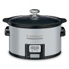 Slow cooking is an art form that works with the full palette of flavors that ingredients offer. This slow cooker refines the process with a precise, 24-hour LCD countdown timer and four cooking modes. If the set cooking time ends, it automatically switches to the warm setting. Model PCS350. Limited 3-year warranty.