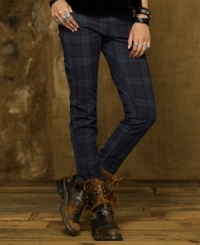 Rendered in a heritage-inspired plaid, Denim & Supply Ralph Lauren's classic pant fits with the comfort of a legging but exudes true downtown style with its skinny silhouette. Rendered in a heritage-inspired plaid, Denim & Supply Ralph Lauren's classic pant fits with the comfort of a legging but exudes true downtown style with its skinny silhouette.