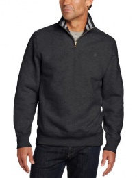 IZOD Men's Long Sleeve Sueded Fleece Zip Sweatshirt