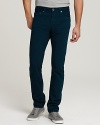 J Brand does color! The jeans you love now come in chromatic hues--an attractive alternative to everyday black and blue.
