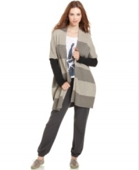 An oversized striped sweater by RACHEL Rachel Roy is the perfect slouchy piece to pair over leggings or skinny jeans for a fall layered look! An oversized striped sweater by RACHEL Rachel Roy is the perfect slouchy piece to pair over leggings or skinny jeans for a fall layered look!