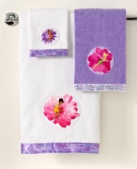 Just a little bit of pixie dust gives a magical look to your space. This Fairies Rosey bath towel from Disney is truly enchanting to little ones with pretty blooms and fanciful fairy friends. Just a little bit of pixie dust gives a magical look to your space. This Fairies Rosey bath towel from Disney is truly enchanting to little ones with pretty blooms and fanciful fairy friends.