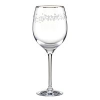 kate spade new york Gardner Street Platinum Iced Beverage Glass kate spade new york Gardner Street Platinum Iced Beverage Glass