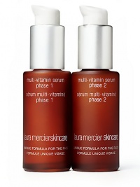 This powerful dual-phase vitamin serum activates when combined to leave skin looking younger and brighter. Skin is re-energized with a surge of Vitamins A, C and E. Skin is protected against the effects of seasonal changes and environmental hazards that can lead to visible signs of aging. 0.6 oz. This powerful dual-phase vitamin serum activates when combined to leave skin looking younger and brighter. Skin is re-energized with a surge of Vitamins A, C and E. Skin is protected against the effects of seasonal changes and environmental hazards that can lead to visible signs of aging. 0.6 oz.