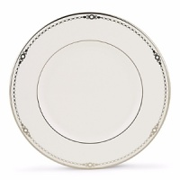 An exquisite pattern of pearl-like beads and platinum rings creates an heirloom quality 5-piece place setting to be treasured and enjoyed for many generations. An exquisite pattern of pearl-like beads and platinum rings creates an heirloom quality 5-piece place setting to be treasured and enjoyed for many generations.