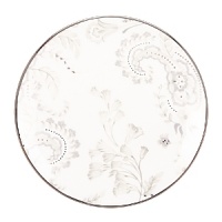 Paisley Bloom brings Marchesa's signature beaded accents to life on a tailored white bone dinnerware body. Silver mica and platinum decorate the rim for added appeal. The unique artistry of paisley and florals create a graceful tabletop collection that is romantic and refined, perfect for every dinner party. Paisley Bloom brings Marchesa's signature beaded accents to life on a tailored white bone dinnerware body. Silver mica and platinum decorate the rim for added appeal. The unique artistry of paisley and florals create a graceful tabletop collection that is romantic and refined, perfect for every dinner party.
