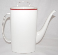 Lenox Kate Spade Library Lane Coffee Pot Coffeepot - Coral Lenox Kate Spade Library Lane Coffee Pot Coffeepot - Coral