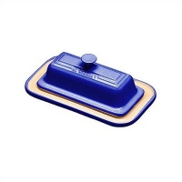 Le Creuset 7-3/4-Inch Butter Dish, Cobalt Le Creuset 7-3/4-Inch Butter Dish, Cobalt