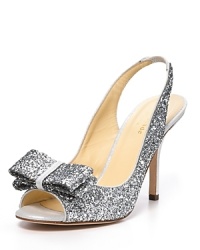 All that glitters. kate spade new york's sparkling slingbacks keep your style in the spotlight. Wear to wake up a LBD-or pair with dazzling colors. All that glitters. kate spade new york's sparkling slingbacks keep your style in the spotlight. Wear to wake up a LBD-or pair with dazzling colors.