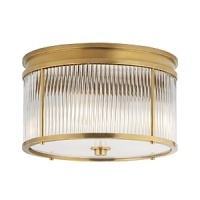 With its timeless, radiant design, this Ralph Lauren flush mount lamp is an ideal way to lend luxurious light to smaller spaces. With its timeless, radiant design, this Ralph Lauren flush mount lamp is an ideal way to lend luxurious light to smaller spaces.