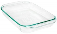 Pyrex Grip-Rite 3-Quart Oblong Baking Dish Clear Pyrex Grip-Rite 3-Quart Oblong Baking Dish Clear
