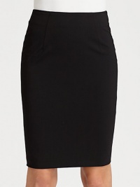 A classic, slim silhouette made of lightweight wool with a hint of stretch for a perfect fit.No-waistband styleFront and back darts for fitConcealed back zipperBack vent at hemFully linedAbout 23 long51% viscose/47% virgin wool/2% elastaneDry cleanImportedModel shown is 5'10½ (179cm) wearing US size 4. A classic, slim silhouette made of lightweight wool with a hint of stretch for a perfect fit.No-waistband styleFront and back darts for fitConcealed back zipperBack vent at hemFully linedAbout 23 long51% viscose/47% virgin wool/2% elastaneDry cleanImportedModel shown is 5'10½ (179cm) wearing US size 4.