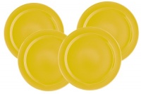 Emile Henry 11-inch Dinner Plates, Set of 4, Citron