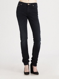 Skinny-fit denim with a hint of stretch, with slight fading for a casual look.THE FITFitted through hips and thighsInseam, about 35THE DETAILSZip flyFive-pocket style98% cotton/2% elastaneDry clean or hand washImportedModel shown is 5'10 (177cm) wearing US size 4. Skinny-fit denim with a hint of stretch, with slight fading for a casual look.THE FITFitted through hips and thighsInseam, about 35THE DETAILSZip flyFive-pocket style98% cotton/2% elastaneDry clean or hand washImportedModel shown is 5'10 (177cm) wearing US size 4.