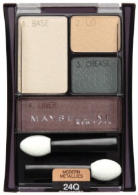 Maybelline New York Expert Wear Eyeshadow Quads, 24q Enchanted Forest Modern Metallics, 0.17 Ounce Maybelline New York Expert Wear Eyeshadow Quads, 24q Enchanted Forest Modern Metallics, 0.17 Ounce