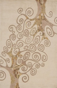 Area Rug 5x8 Rectangle Contemporary Ivory Color - Momeni New Wave Rug from RugPal Area Rug 5x8 Rectangle Contemporary Ivory Color - Momeni New Wave Rug from RugPal