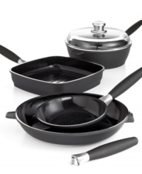 Redefine the core of your kitchen. The pro chef's best assistance features three layers of ferno ceramic coating that introduces nonstick and eco-friendly excellence into your space. Working on all stovetops, including induction, this comprehensive set features detachable stay-cool handles that let you wash and store with ease. 5-year warranty. Redefine the core of your kitchen. The pro chef's best assistance features three layers of ferno ceramic coating that introduces nonstick and eco-friendly excellence into your space. Working on all stovetops, including induction, this comprehensive set features detachable stay-cool handles that let you wash and store with ease. 5-year warranty.