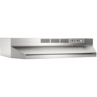 Broan 412404 24 In. Stainless Steel Non-Ducted Range Hood Broan 412404 24 In. Stainless Steel Non-Ducted Range Hood