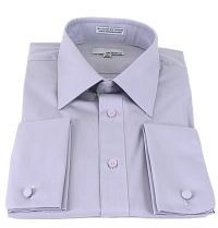 Modena Mens Solid Lavender French Cuff Dress Shirt Modena Mens Solid Lavender French Cuff Dress Shirt