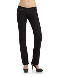 THE LOOKBelt-looped waistZip flyButton closureFive-pocket designTHE FITRise, about 7½Inseam, about 33THE MATERIALCottonCARE & ORIGINMachine washMade in USAModel shown is 5'11 (180cm) wearing US size 4. THE LOOKBelt-looped waistZip flyButton closureFive-pocket designTHE FITRise, about 7½Inseam, about 33THE MATERIALCottonCARE & ORIGINMachine washMade in USAModel shown is 5'11 (180cm) wearing US size 4.