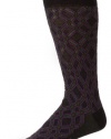 HUGO BOSS Men's Diamond Pattern Dress Sock