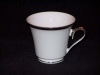 Lenox Solitaire White Platinum Banded Bone China Cup