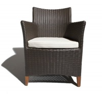 Strathwood Cypress All-Weather Wicker Bistro Chair, Brown