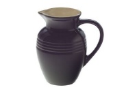 Le Creuset Stoneware 2-1/4-Quart Pitcher, Cassis Le Creuset Stoneware 2-1/4-Quart Pitcher, Cassis