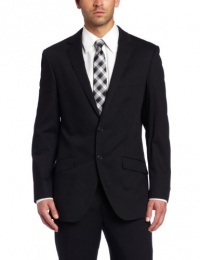 Kenneth Cole New York Mens Black Solid Suit Separate Coat Kenneth Cole New York Mens Black Solid Suit Separate Coat