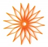 Spice Ratchet 16814 Blossom Multi-Use Silicone Trivet, Orange