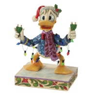 Enesco Disney Traditions by Jim Shore Donald with Christmas Lights Figurine, 6-1/2-Inch Enesco Disney Traditions by Jim Shore Donald with Christmas Lights Figurine, 6-1/2-Inch