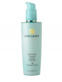 Total Makeup Remover. The one formula to quickly and gently dissolve every trace of face, lip and eye makeup--even long-wearing and waterproof formulas. Unique water-based creme-gel refreshes with a crisp herbal citrus scent. Rinses away easily and leaves skin feeling soft and smooth with no greasy afterfeel or oily residue. Perfect for all skin types. Suitable for contact lens wearers. 6.7 oz. Total Makeup Remover. The one formula to quickly and gently dissolve every trace of face, lip and eye makeup--even long-wearing and waterproof formulas. Unique water-based creme-gel refreshes with a crisp herbal citrus scent. Rinses away easily and leaves skin feeling soft and smooth with no greasy afterfeel or oily residue. Perfect for all skin types. Suitable for contact lens wearers. 6.7 oz.