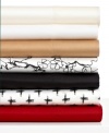 Rest assured! This INC International Concepts sheet set is made from 300-thread count modal, a high-strength fiber regenerated from the Beechwood trees of Europe. The result is a fabric that is extremely soft, durable and wonderfully brilliant in color.