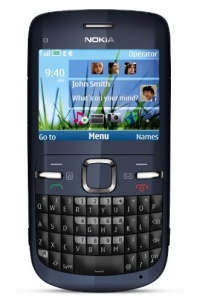 Nokia C3-00 Unlocked Cell Phone with QWERTY, Dedicated E-mail Key, 2 MP Camera, Media Player, WLAN, and MicroSD Slot--U.S. Version with Warranty (Slate) Nokia C3-00 Unlocked Cell Phone with QWERTY, Dedicated E-mail Key, 2 MP Camera, Media Player, WLAN, and MicroSD Slot--U.S. Version with Warranty (Slate)