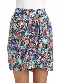 THE LOOKAllover floral printGentle pleatingBanded waistMock wrap frontBack zip with hook-and-eye closureTHE FITAbout 19 from waist to hemTHE MATERIALSilkFully linedCARE & ORIGINDry cleanImportedModel shown is 5'10 (177cm) wearing US size Small. THE LOOKAllover floral printGentle pleatingBanded waistMock wrap frontBack zip with hook-and-eye closureTHE FITAbout 19 from waist to hemTHE MATERIALSilkFully linedCARE & ORIGINDry cleanImportedModel shown is 5'10 (177cm) wearing US size Small.