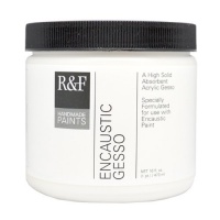 R&F Handmade Paints Encaustic Gesso, 16-Ounce R&F Handmade Paints Encaustic Gesso, 16-Ounce