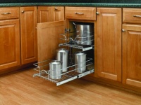 15 inch Double Pull-Out Chrome Wire Baskets 15 inch Double Pull-Out Chrome Wire Baskets