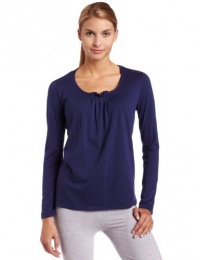 Nautica Sleepwear Womens Long Sleeve Keyhole Sleep Tee Nautica Sleepwear Womens Long Sleeve Keyhole Sleep Tee