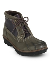 These all-weather boots retain a Chukka shape to preserve your style even in the slush and snow. From Cole Haan with Nike Air technology to maximize your comfort wherever you go. These all-weather boots retain a Chukka shape to preserve your style even in the slush and snow. From Cole Haan with Nike Air technology to maximize your comfort wherever you go.
