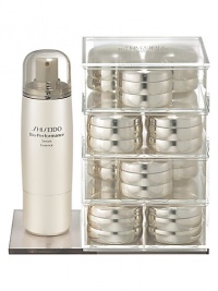 A concentrated two-week treatment, especially developed to bring rapid visible improvement to skin showing severe signs of age, stress, and environmental damage. Contains two powerful steps, serum and balm, to dramatically reawaken vitality and strength, and achieve a smoother, firmer, more radiant complexion. A concentrated two-week treatment, especially developed to bring rapid visible improvement to skin showing severe signs of age, stress, and environmental damage. Contains two powerful steps, serum and balm, to dramatically reawaken vitality and strength, and achieve a smoother, firmer, more radiant complexion.