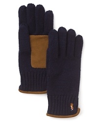 Add distinction and warmth to your cold weather repertoire with these classic luxe gloves from Polo Ralph Lauren. Add distinction and warmth to your cold weather repertoire with these classic luxe gloves from Polo Ralph Lauren.