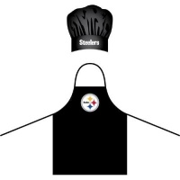 NFL Pittsburgh Steelers Chef Hat and Apron Set NFL Pittsburgh Steelers Chef Hat and Apron Set