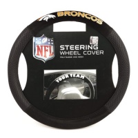 NFL Denver Broncos Poly-Suede Steering Wheel Cover NFL Denver Broncos Poly-Suede Steering Wheel Cover