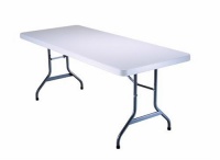 Lifetime 6-Foot Utility Table with 72-by-30-Inch Molded Top, White Granite Lifetime 6-Foot Utility Table with 72-by-30-Inch Molded Top, White Granite