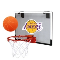 NBA Los Angeles Lakers Game On Indoor Basketball Hoop & Ball Set NBA Los Angeles Lakers Game On Indoor Basketball Hoop & Ball Set