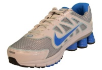 Nike Women's Shox Qualify+ 2 Running Shoes White Silver Blue-8.5 Nike Women's Shox Qualify+ 2 Running Shoes White Silver Blue-8.5