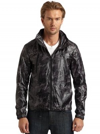 THE LOOKLightweight camouflage designStand-up collarConcealed hood with zip closure Front zip closureLong elastic cuff Chest zip pocketsFront besom pocketsTopstitching detailsDrawstring hemTHE FITAbout 25 from shoulder to hemTHE MATERIALPolyesterCARE & ORIGINMachine washImported THE LOOKLightweight camouflage designStand-up collarConcealed hood with zip closure Front zip closureLong elastic cuff Chest zip pocketsFront besom pocketsTopstitching detailsDrawstring hemTHE FITAbout 25 from shoulder to hemTHE MATERIALPolyesterCARE & ORIGINMachine washImported
